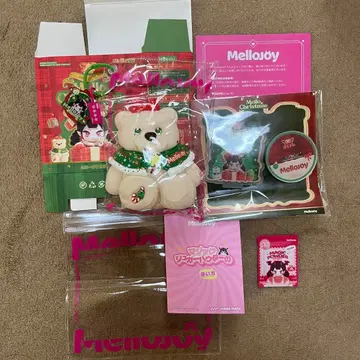 멜로조이 크리스마스 곰 아크릴 스탠드 포함