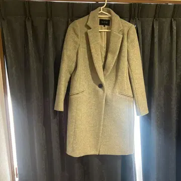 INDIVI 그레이 체스터 코트 38