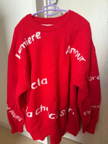 클리어 리버서블 니트 원피스