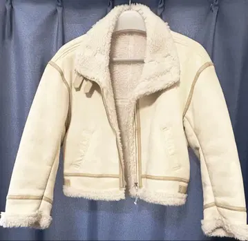 최종 가격 인하 MERCURYDUO 페이크 무스탕 점퍼