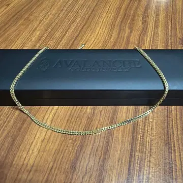 최저가 AVALANCHE 정가 21만 10k 프랭클린 체인 목걸이 3mm