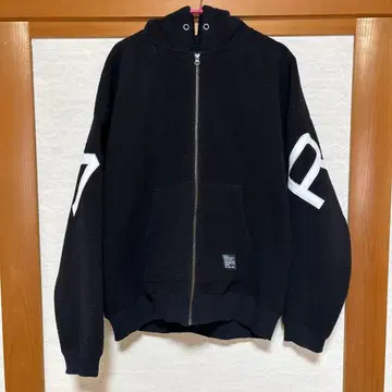 RVCA 플리스 후드티 블랙 F