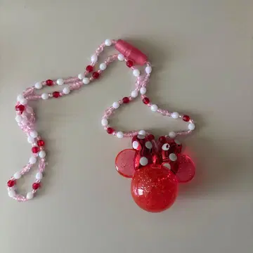 미키형 참 포함 목걸이 라이트