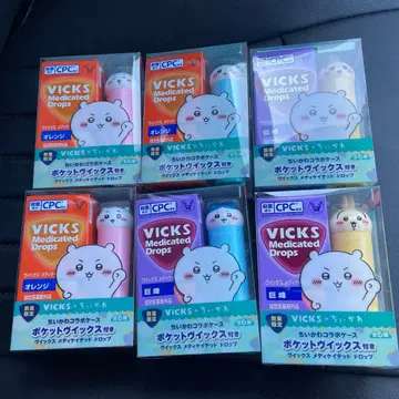 VICKS 치이카와 드롭스 6개 세트