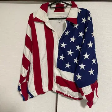 빈티지 미국 국기 디자인 자켓 S 사이즈