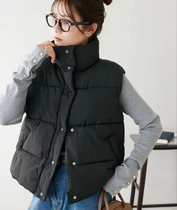 DISCOAT 컴팩트 스탠드 다운 베스트