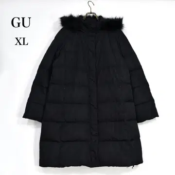 GU 다운 롱 코트 XL