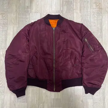 ALPHA MA-1 구형 택 80s~90s 플라이트 자켓