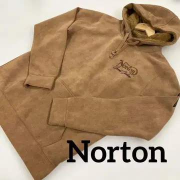 [ Norton ] 노튼 남성용 후드티 L 브라운 #3365