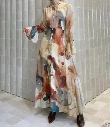 AMERI UNDRESSED AMELIA INK ART DRESS