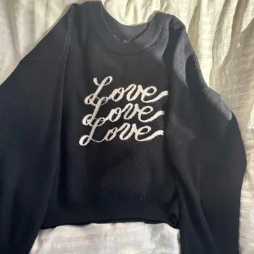 블랙 니트 헤더