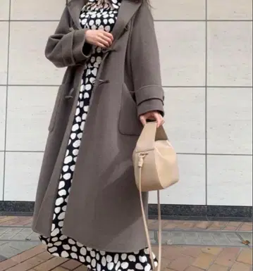 snidel 울 리버 더플 코트