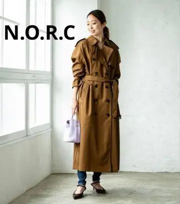 노크 바이 더 라인 트렌치코트 파이핑