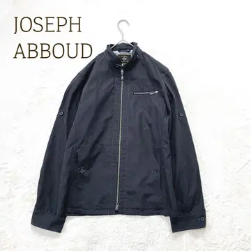 조셉 아부드 자켓 블루종 스탠드 옷깃 블랙 L 하이넥 루즈핏