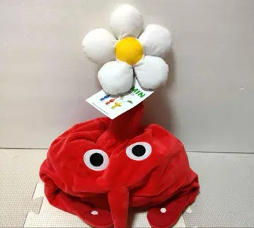 새상품 택 포함 피크민 코스튬 모자 빨간 피크민