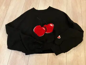 KIRSH 체리 블랙 트레이닝복 맨투맨 프리 사이즈