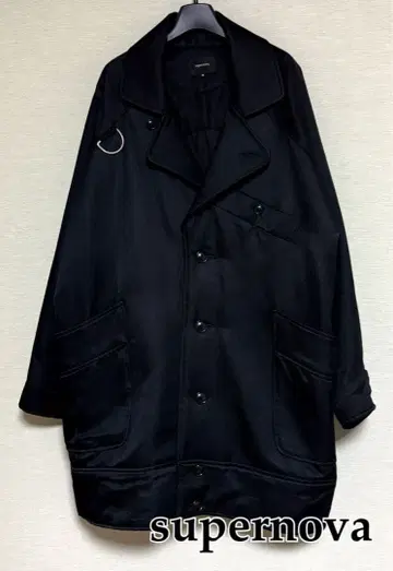 superNova 블랙 블루종 코트