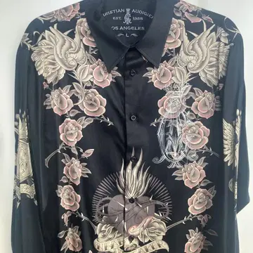 크리스찬 오디지 블랙 L 긴팔 셔츠