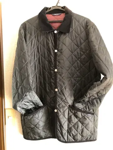 Golden Bear 블랙 퀼팅 자켓