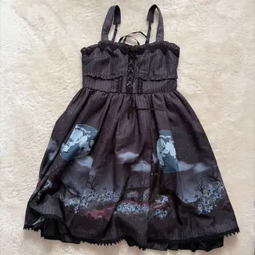 엑시즈팜 귀여운 점프 스커트