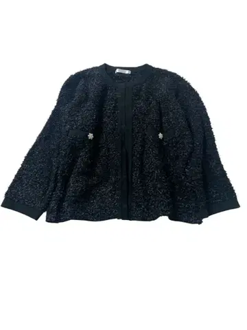 e359 DOCLASSE 노카라 자켓 비쥬 장식