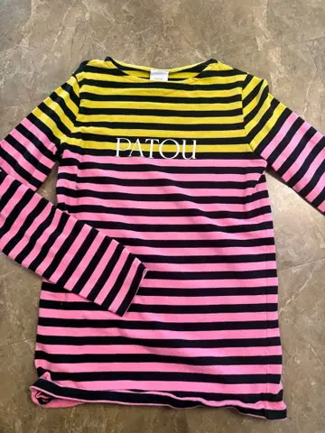 PATOU 보더 긴팔 T셔츠 S