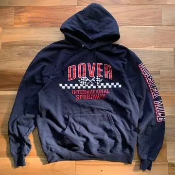 Champion 프린트 후드티 소매 프린트 DOVER 네이비 L