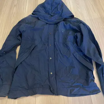 후드 부착 네이비 블루종