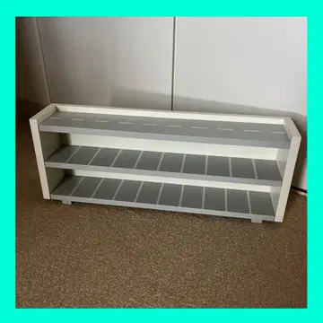 쓰리코 토미카 수납 선반 미니카 3coins 화이트 그레이 쓰리코인즈