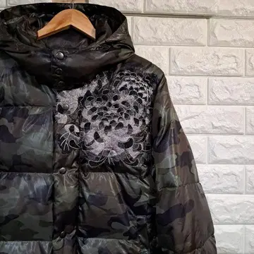 [ NISHIKI] 난국 자수 다운 자켓 [일본풍 패턴] L-92198