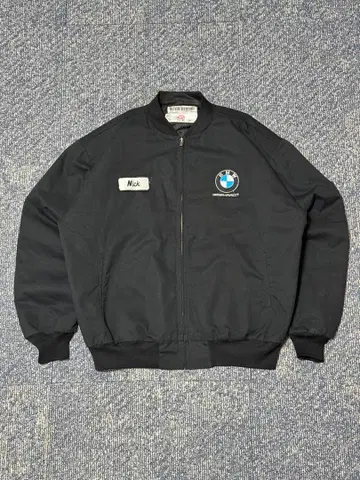 BMW MA-1 자켓 블랙 명찰 포함