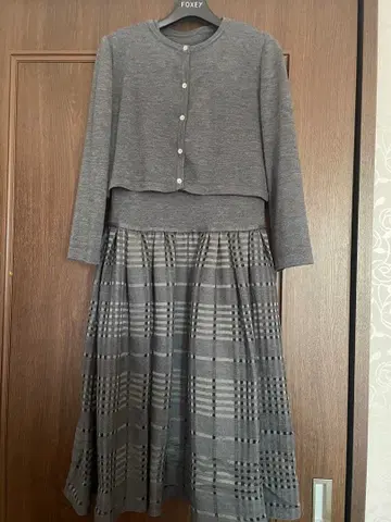 [ FOXEY ] 원피스 가디건 세트 40
