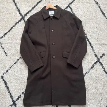 URBAN RESEARCH DOORS 체스터 코트 다크 브라운 40