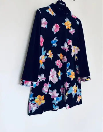 LEONARD 근년 벨로아 꽃 패턴 튜닉 42