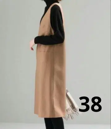 어반리서치 로쏘 UR TECH V넥 오버롤 스커트 ROSSO