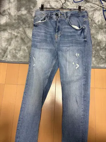 ZARA 데미지 데님 팬츠 EUR 36