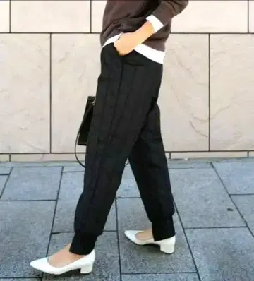 마차트 퀼팅 팬츠 블랙 FREE