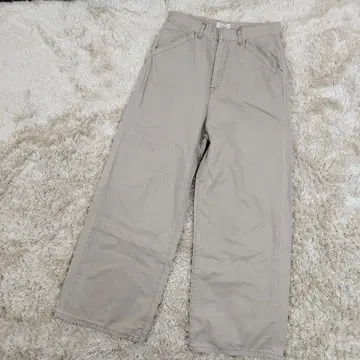 IENA 와이드 치노 팬츠 신치 벨트 배기 일본제