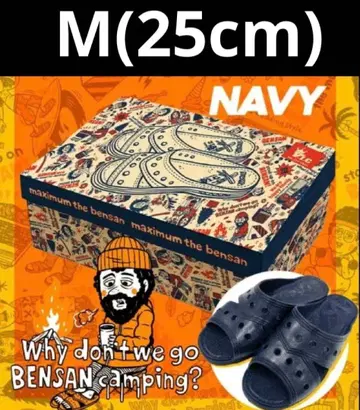 맥시멈 더 호르몬 맥시멈 더 벤 네이비 M 사이즈 변소 샌들