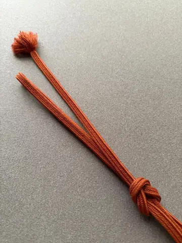 허리띠 도묘 관조미 짙은 오렌지