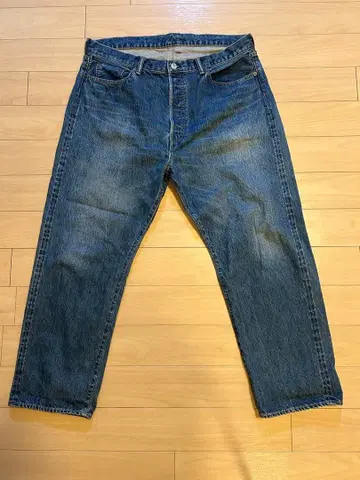 A.PRESSE Washed Denim Wide Pants w38