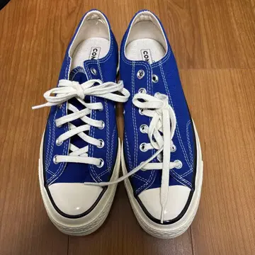 한국 구매 CONVERSE 파랑 캔버스 스니커즈