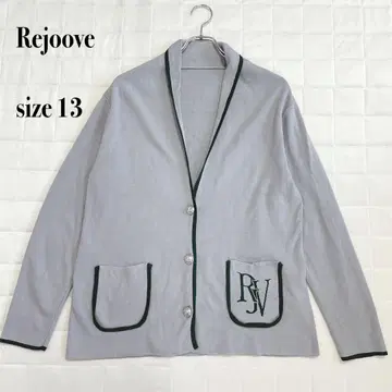 Rejoove 그레이 가디건 V넥 size 13