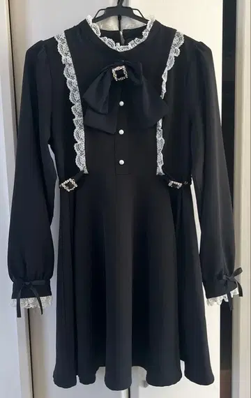 ROJITA 블랙 원피스 긴팔