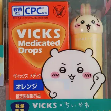 [사탕 포함] 치이카와(먼작귀) VICKS 드롭스 오렌지 토끼