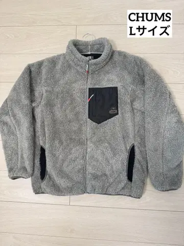 CHUMS 참스 플리스 자켓 L 사이즈 그레이