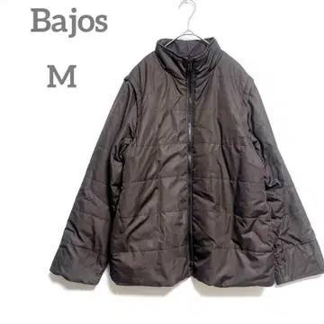 퀼팅 자켓 M 브라운 베스트 절개 2way 점퍼 인기