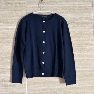 [ 새상품급 ] A.P.C. 네이비 가디건 S