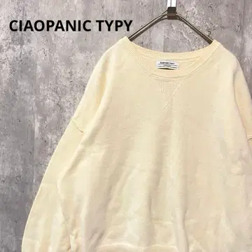 CIAOPANIC TYPY 맨투맨 니트 심플 캐주얼