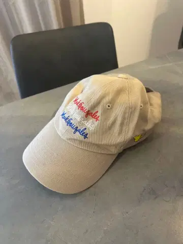 마크곤잘레스 캡 모자 자수 베이지 캡